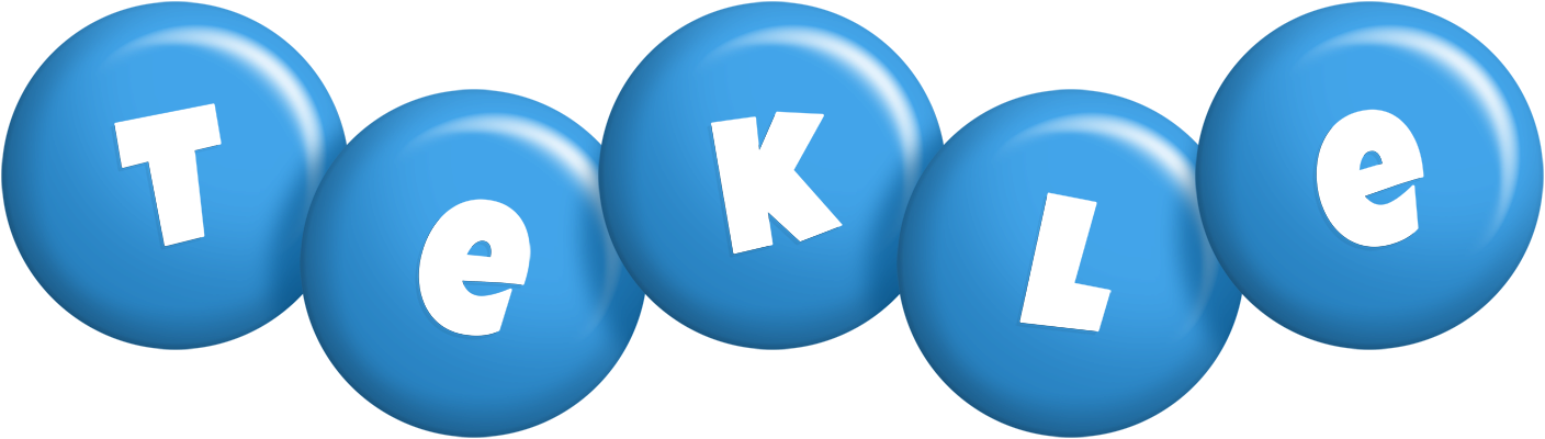 Tekle candy-blue logo
