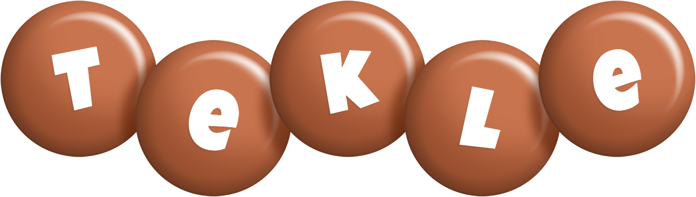 Tekle candy-brown logo
