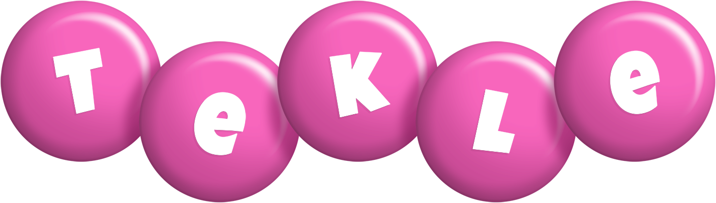 Tekle candy-pink logo