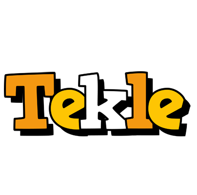 Tekle cartoon logo