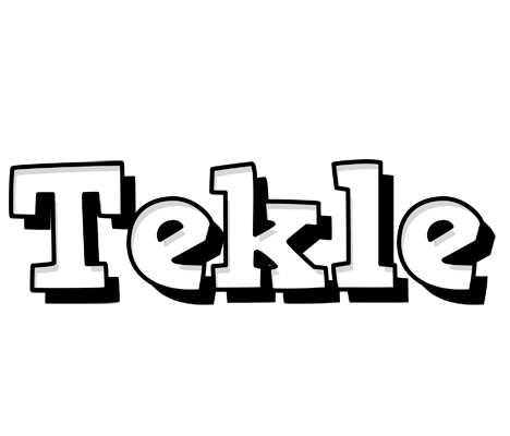 Tekle snowing logo