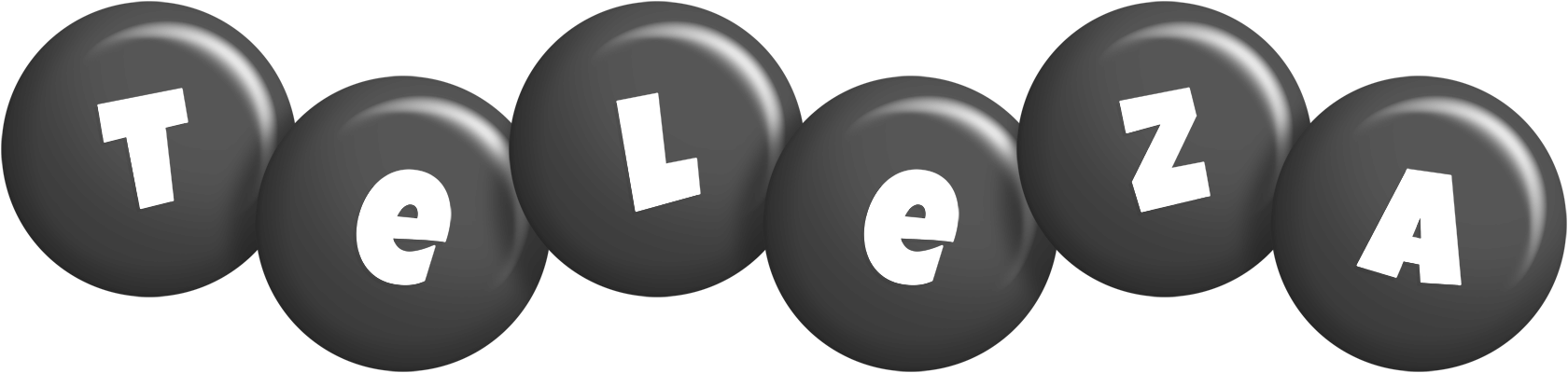 Teleza candy-black logo