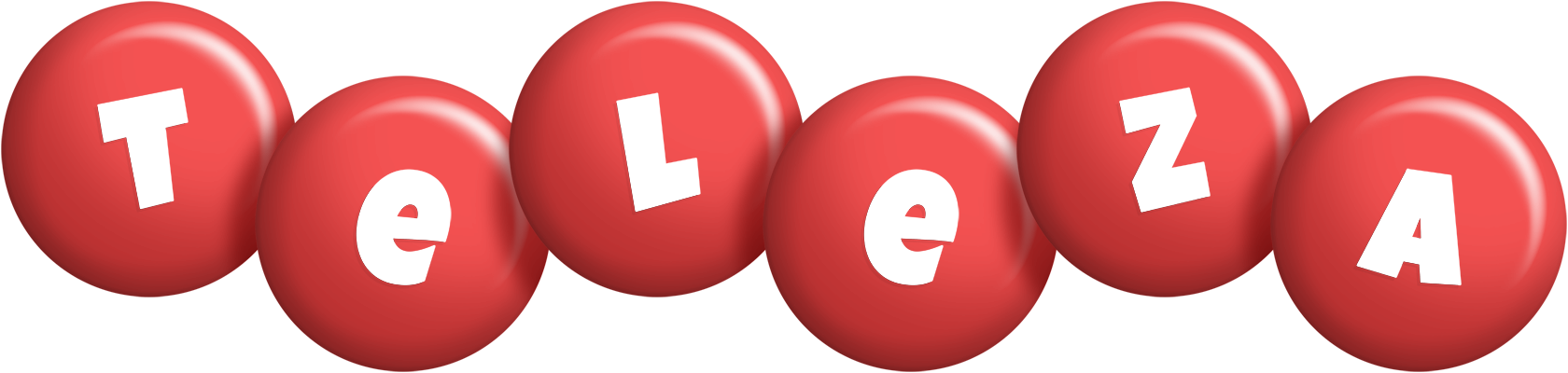 Teleza candy-red logo