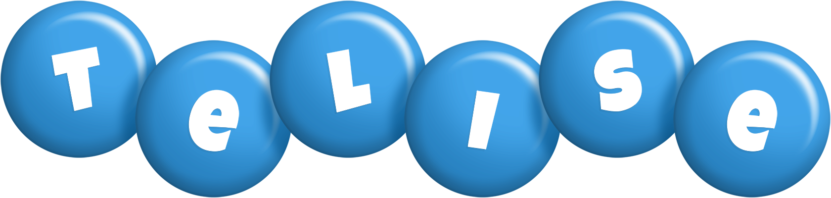 Telise candy-blue logo