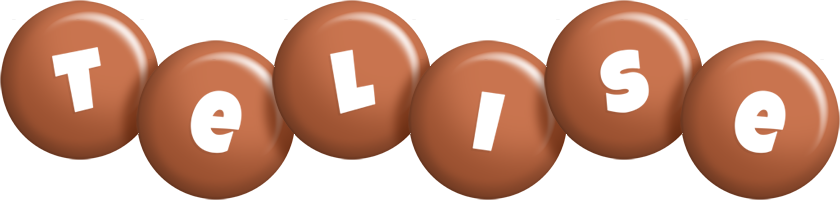 Telise candy-brown logo