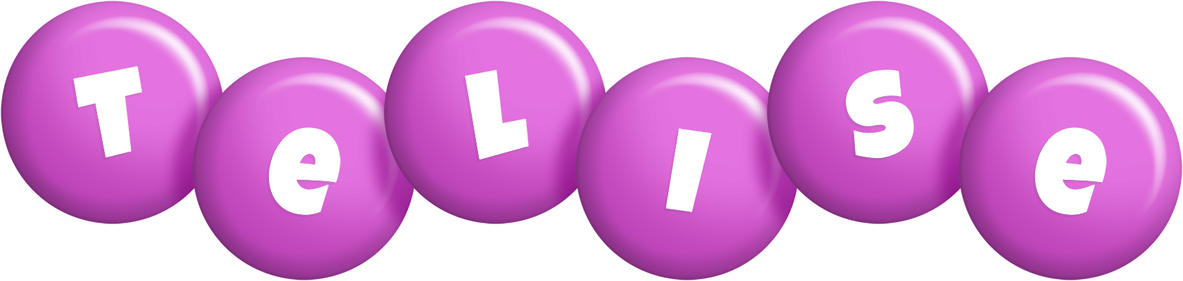 Telise candy-purple logo