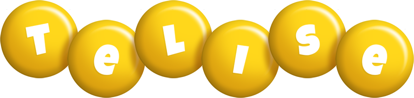 Telise candy-yellow logo