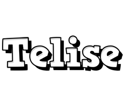 Telise snowing logo