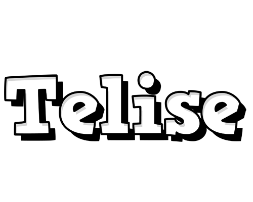 Telise snowing logo