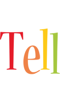 Tell birthday logo