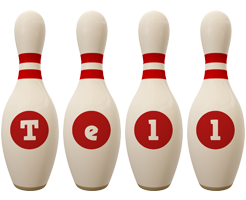 Tell bowling-pin logo