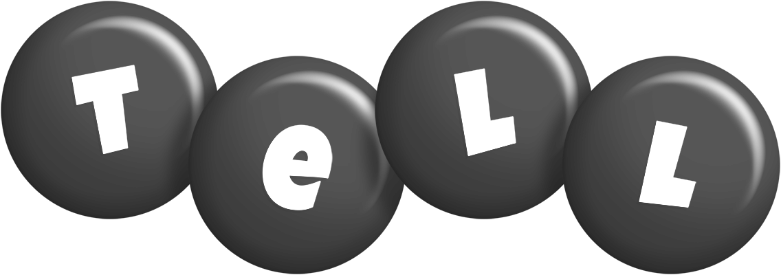 Tell candy-black logo