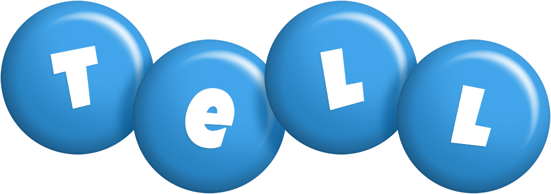 Tell candy-blue logo