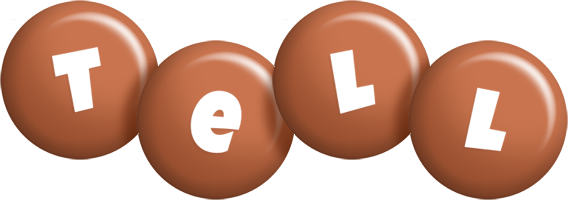 Tell candy-brown logo