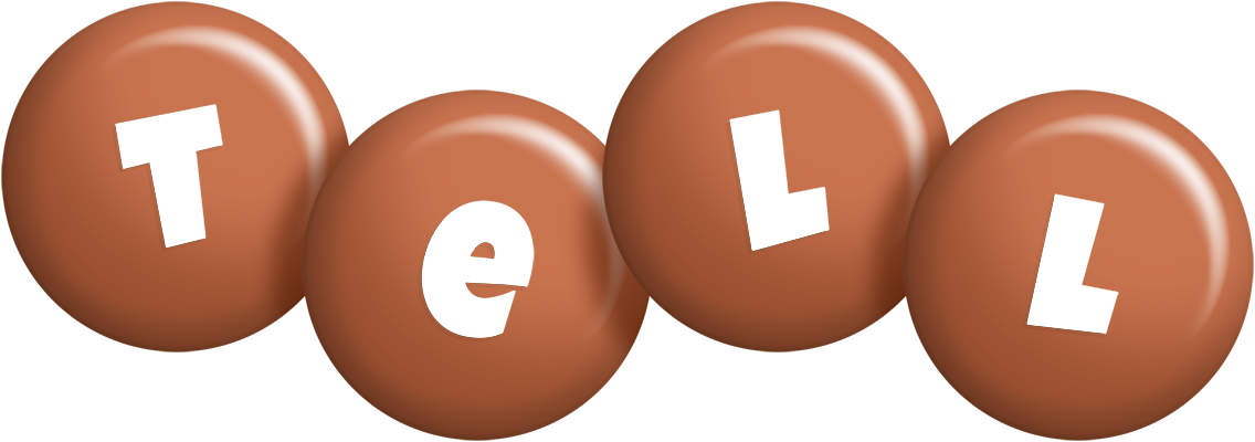 Tell candy-brown logo