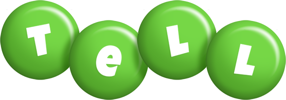 Tell candy-green logo