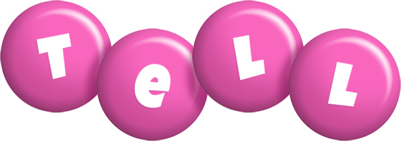 Tell candy-pink logo