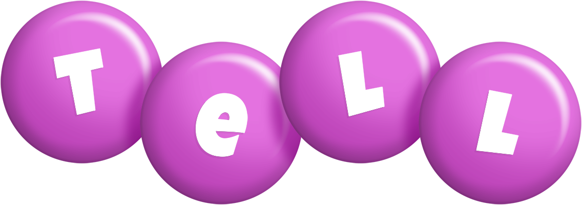 Tell candy-purple logo