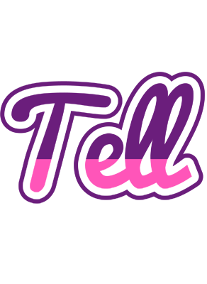 Tell cheerful logo