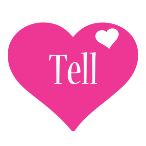 Tell love-heart logo