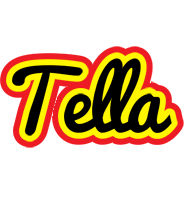 Tella flaming logo