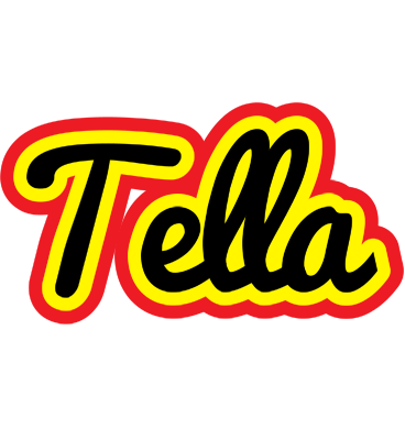 Tella flaming logo