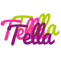 Tella flowers logo