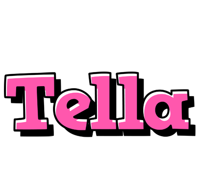 Tella girlish logo