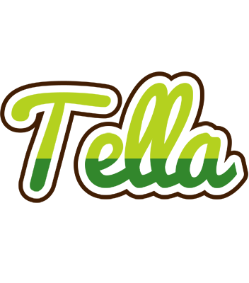 Tella golfing logo