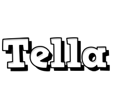 Tella snowing logo