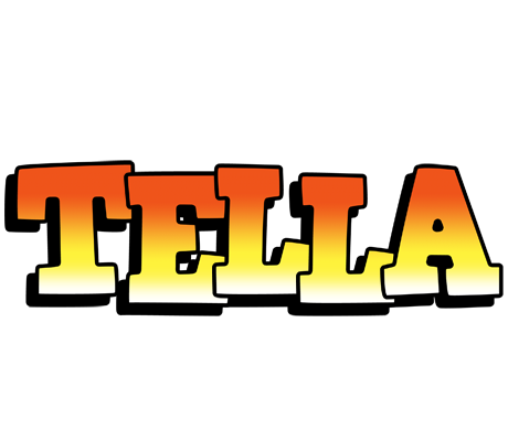 Tella sunset logo