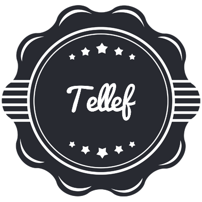 Tellef badge logo