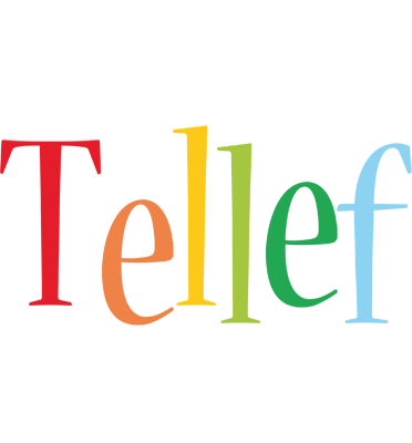 Tellef birthday logo