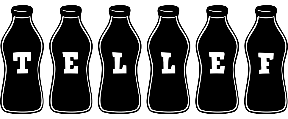 Tellef bottle logo