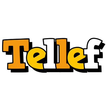 Tellef cartoon logo