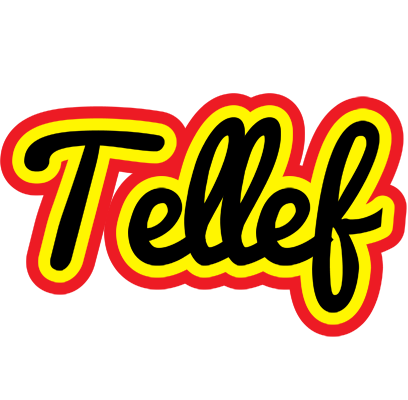 Tellef flaming logo