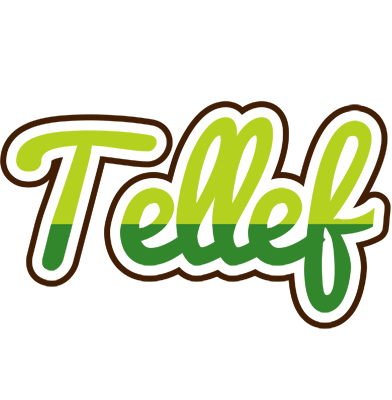 Tellef golfing logo