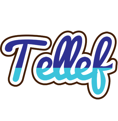 Tellef raining logo