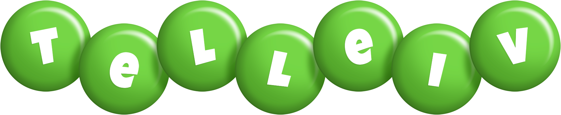 Telleiv candy-green logo