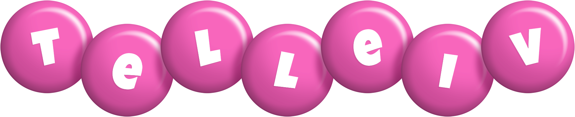 Telleiv candy-pink logo