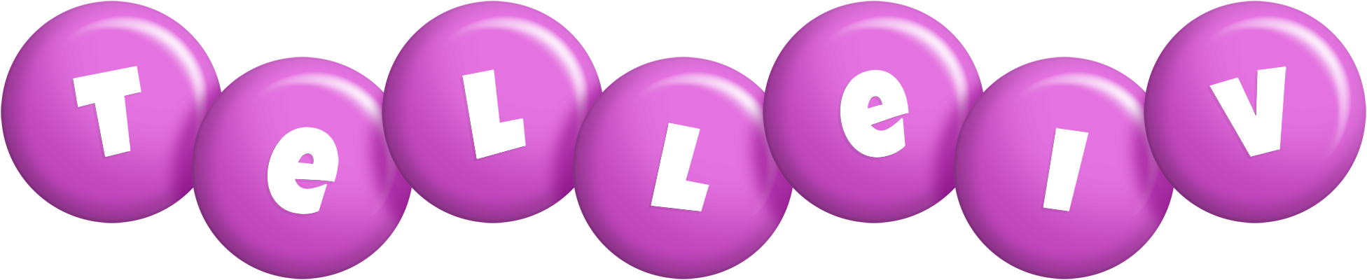 Telleiv candy-purple logo