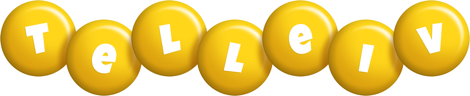 Telleiv candy-yellow logo