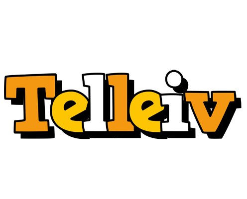 Telleiv cartoon logo