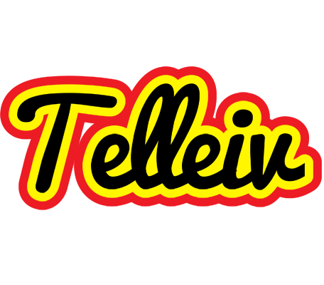 Telleiv flaming logo