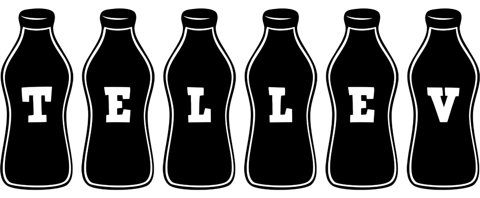 Tellev bottle logo