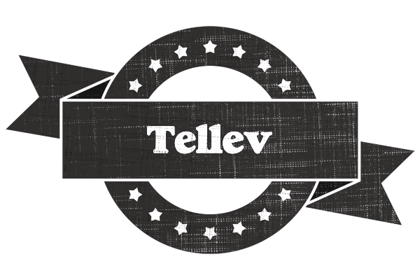 Tellev grunge logo