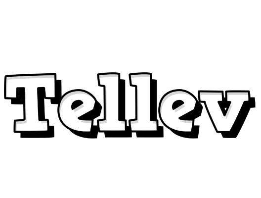 Tellev snowing logo