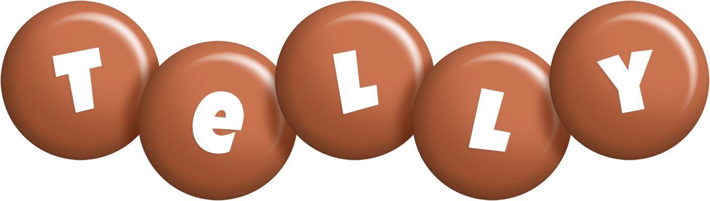 Telly candy-brown logo