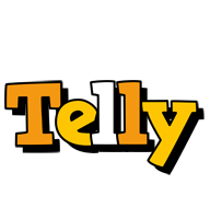 Telly cartoon logo