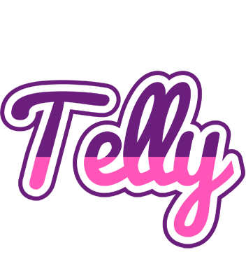 Telly cheerful logo